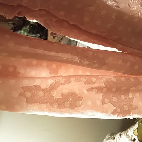 Women's pretty long sleeve pink polka dot embroidered romper by ILLA ILLA size L - Picture 3 of 6